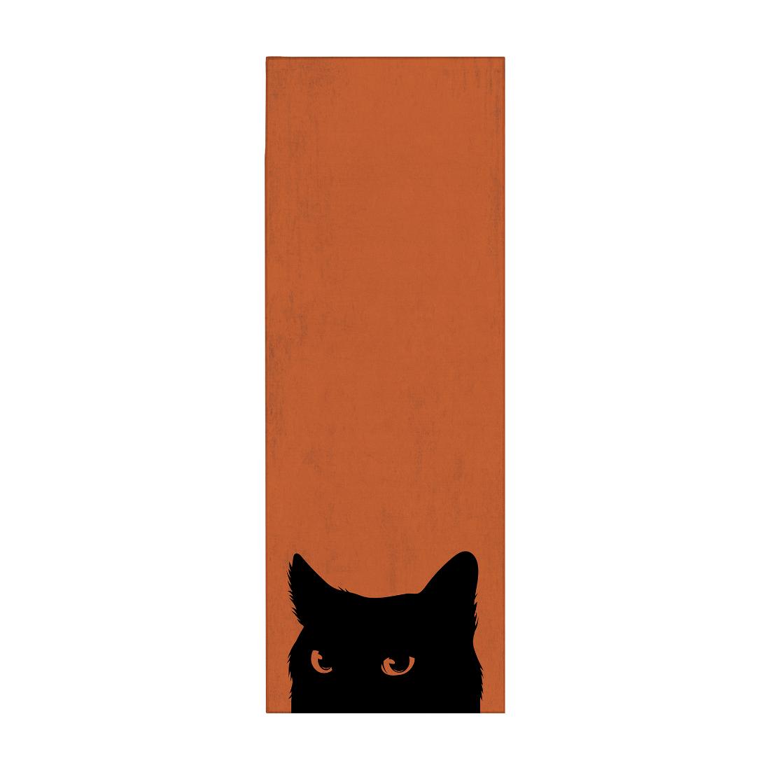 Black Cat Halloween Machine Washable Rug from Shop Tam Fam