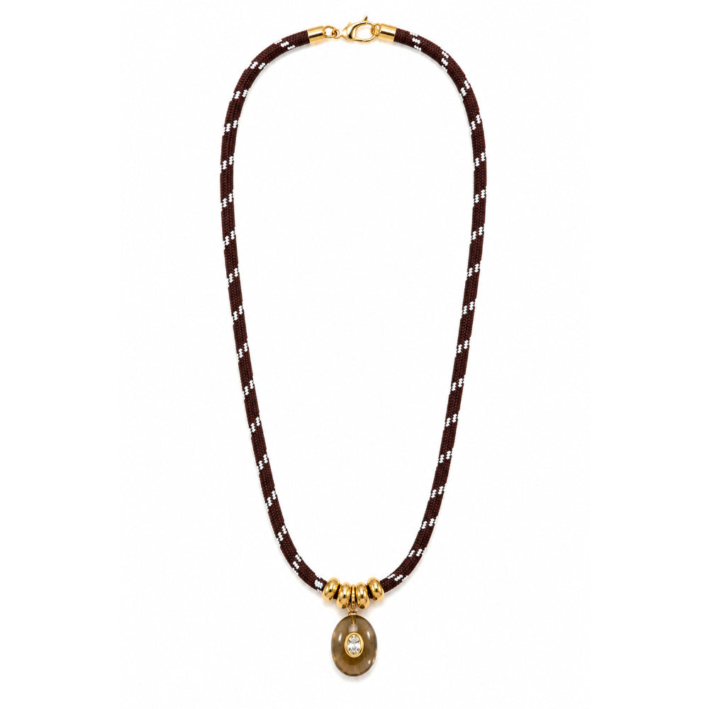 Cocoa Cord Necklace from Shop Tam Fam