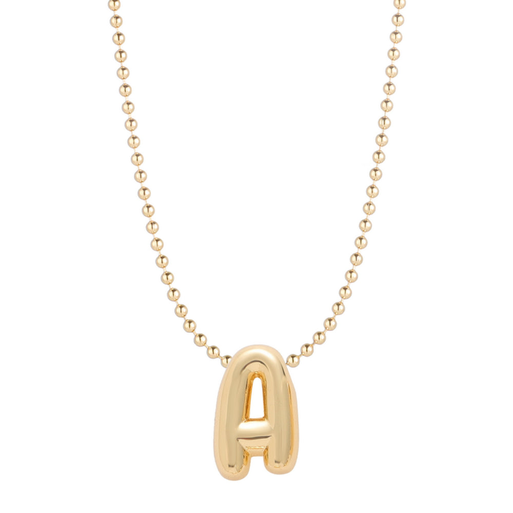 Mini Balloon Initial Necklace from Shop Tam Fam