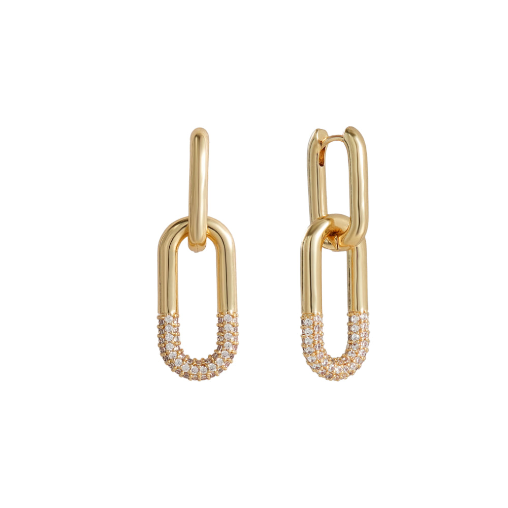 Pavé Link Convertible Earrings from Shop Tam Fam