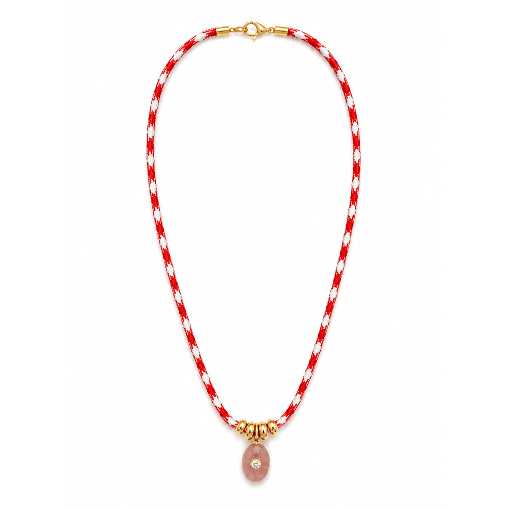 Rose Cord Necklace from Shop Tam Fam