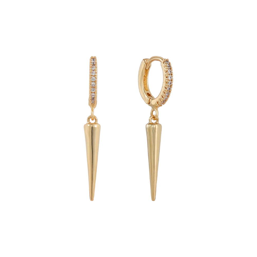 Vesper Spike Hoop Earrings from Shop Tam Fam