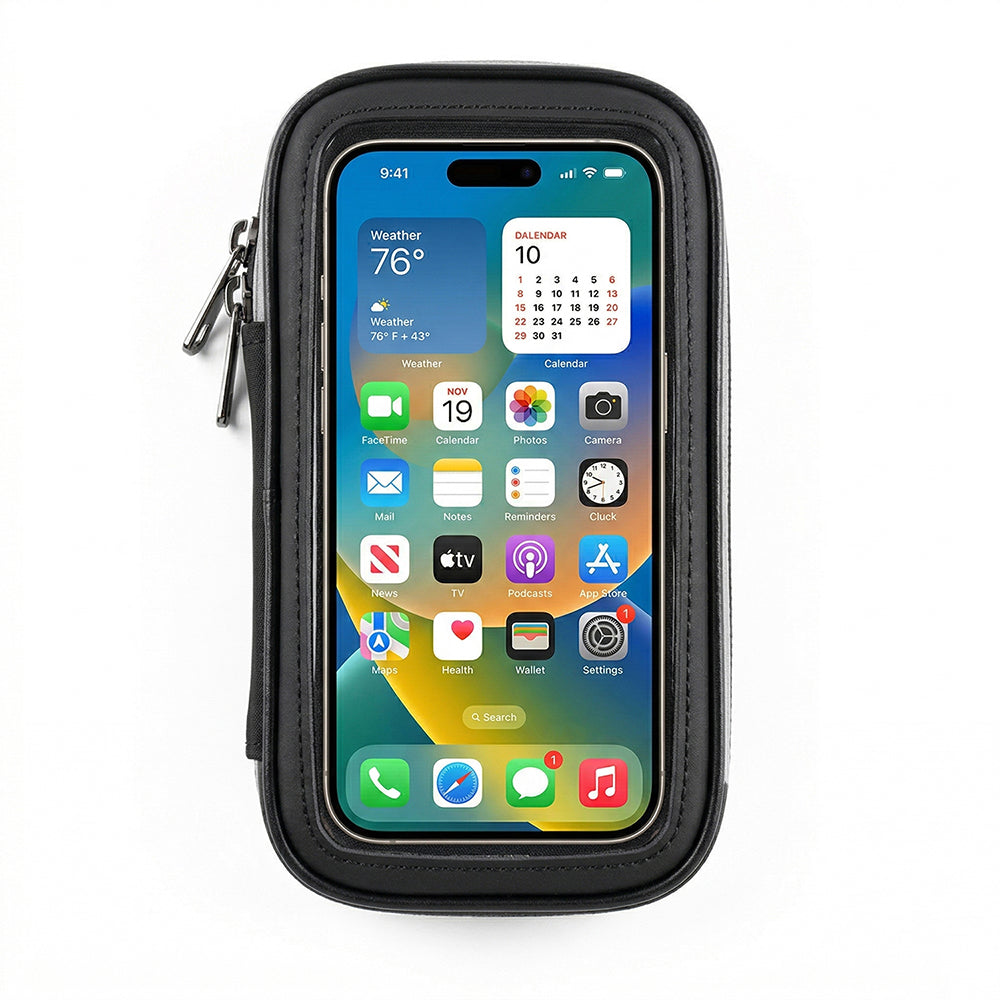 Bike Phone Mount with Waterproof Case from Shop Tam Fam