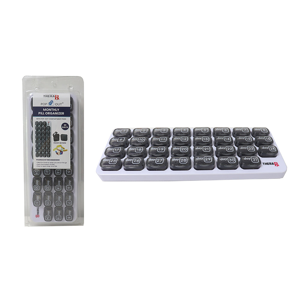 Monthly Pill & Vitamin Organizer (1x Daily) from Shop Tam Fam