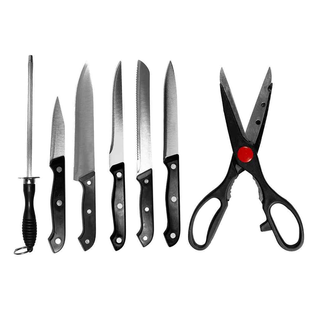 German-Style Knife Set with Cutting Board (8-Pieces) from Shop Tam Fam