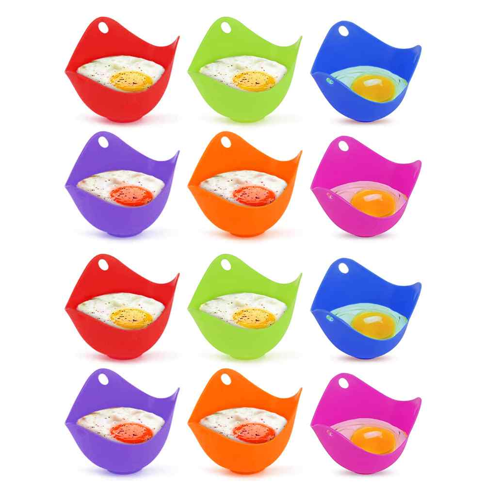 Silicone Egg Poaching Cups (Set of 12) from Shop Tam Fam