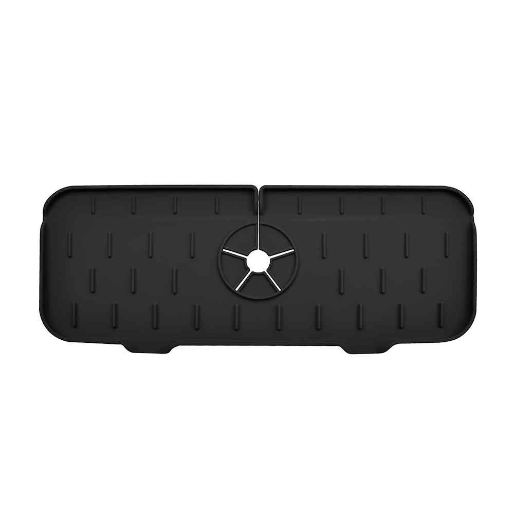 Silicone Kitchen Sink Splash Guard & Drip Catcher Tray from Shop Tam Fam