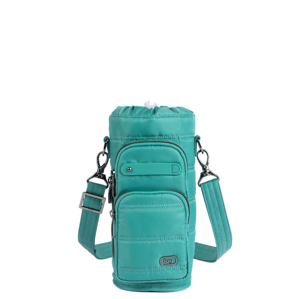 Huggie Wide Crossbody Water Bottle Holder with Charm Bar from Shop Tam Fam