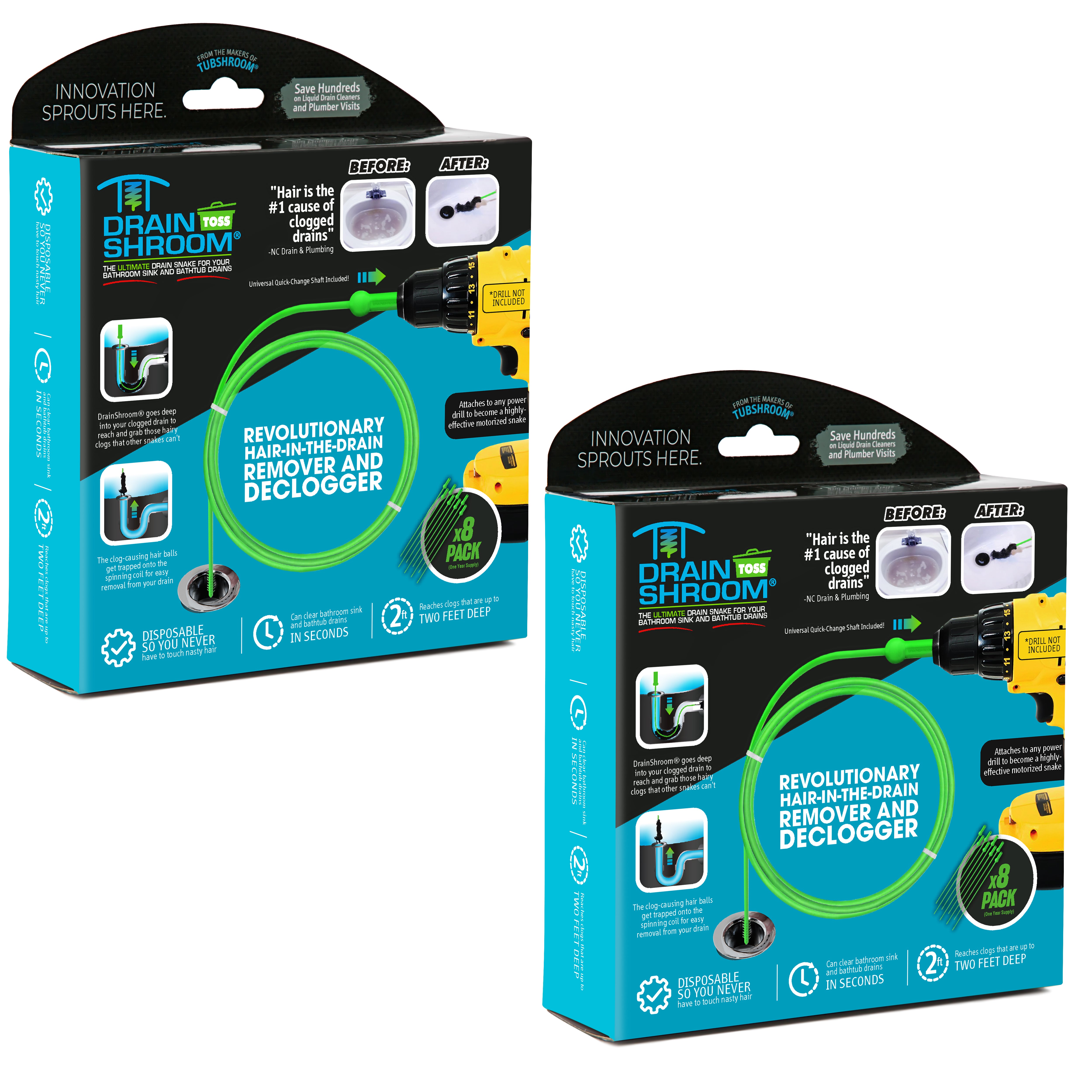 Disposable Drain Snakes (16-Pack) from Shop Tam Fam