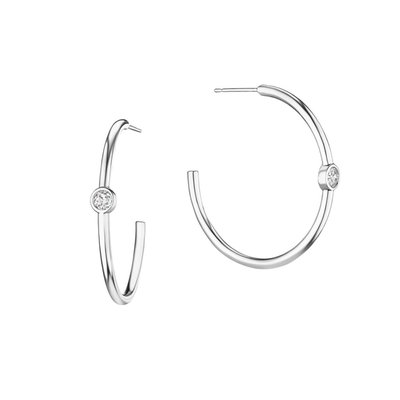 Bezel Hoop Earrings from TODAY Steals & Deals