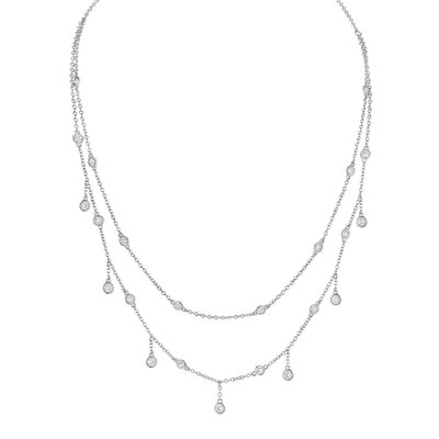 Double Layer Bezel Necklace from TODAY Steals & Deals