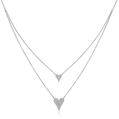 Double Layered Heart Necklace from TODAY Steals & Deals