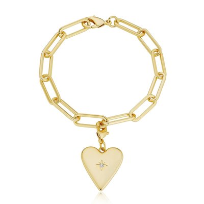 Heart Charm Bracelet from TODAY Steals & Deals