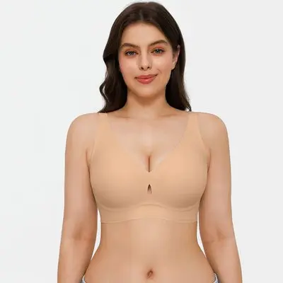Seamless Wireless Jelly Contour Support Bra product from TODAY Steals & Deals